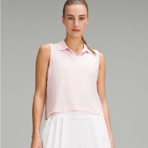 Lululemon Swiftly Tech Polo Tank Top Strawberry Milkshake